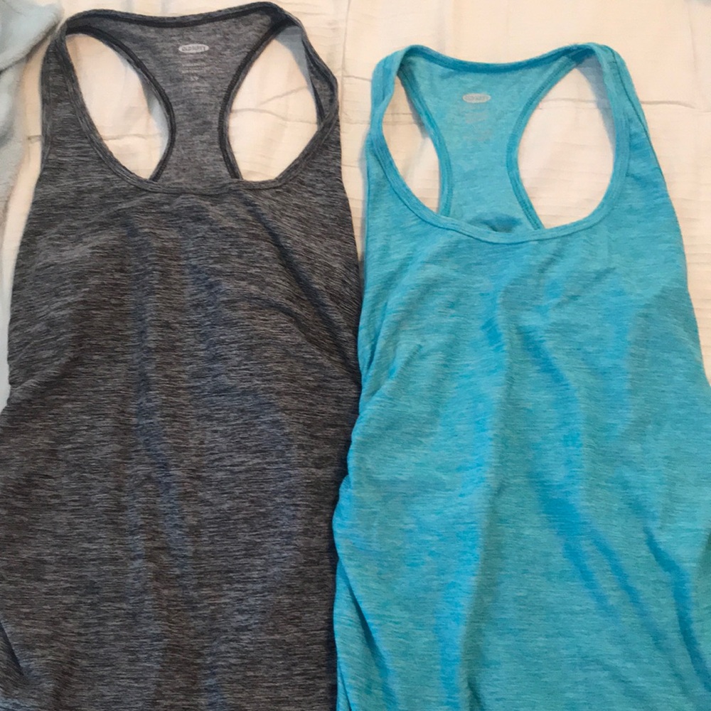 Two Maternity Athletic Tanks